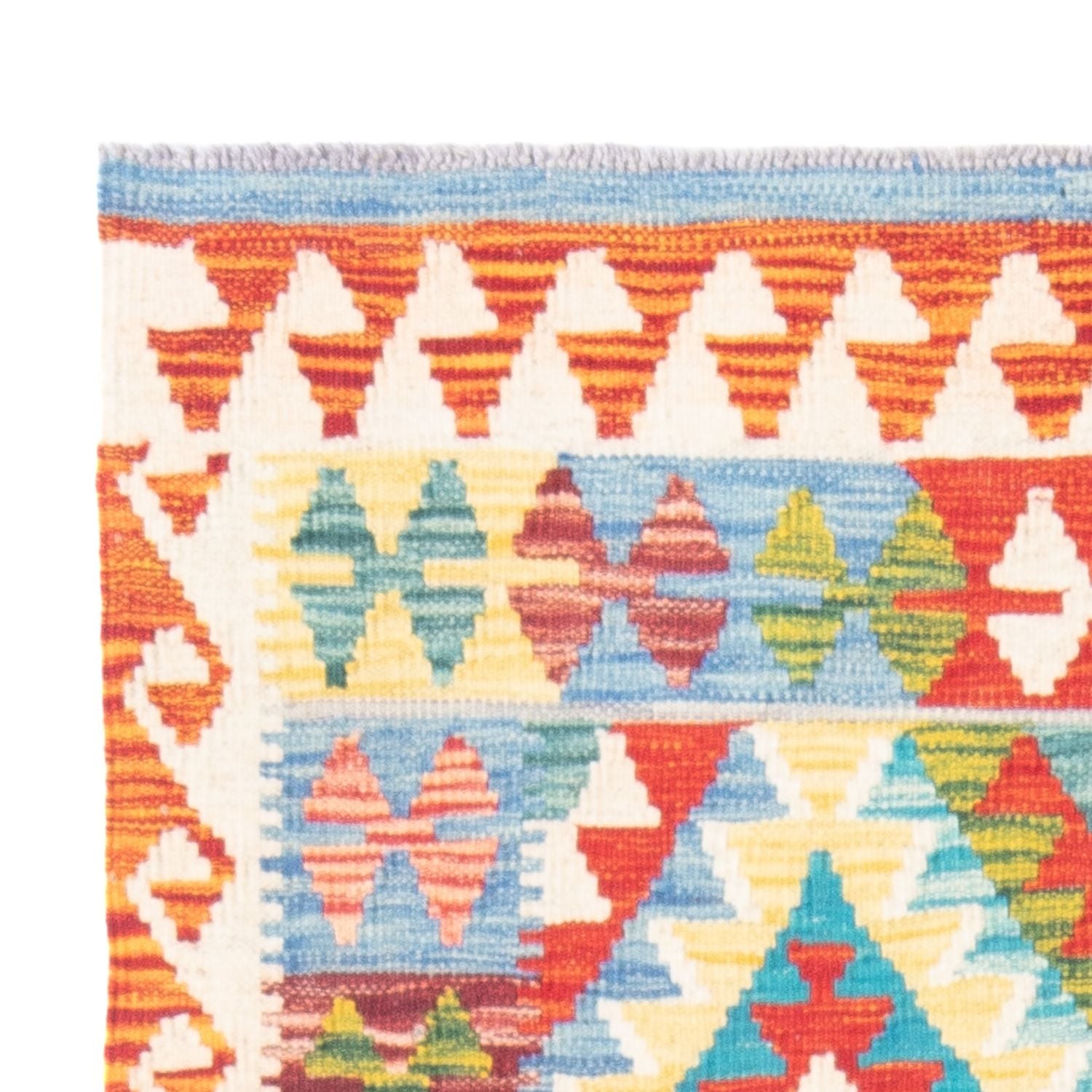 Kelim Carpet - Splash - 147 x 101 cm - flerfarvet