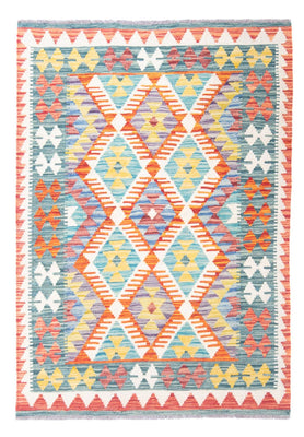 Kelim Carpet - Splash - 150 x 110 cm - flerfarvet