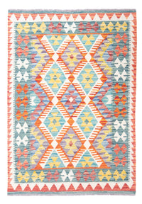 Kelim Carpet - Splash - 150 x 110 cm - flerfarvet