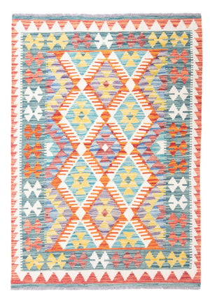 Kelim Carpet - Splash - 150 x 110 cm - flerfarvet