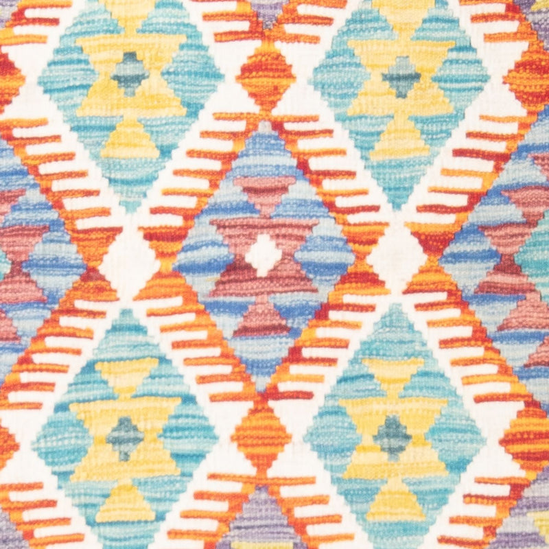 Kelim Carpet - Splash - 150 x 110 cm - flerfarvet