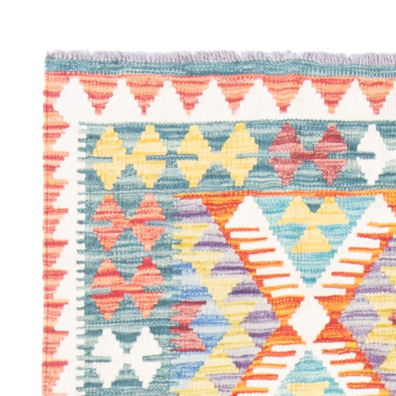 Kelim Carpet - Splash - 150 x 110 cm - flerfarvet