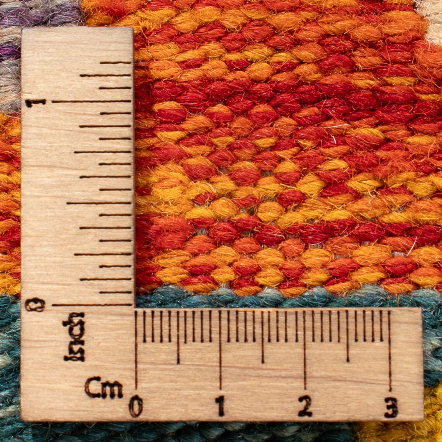 Kelim Carpet - Splash - 150 x 110 cm - flerfarvet