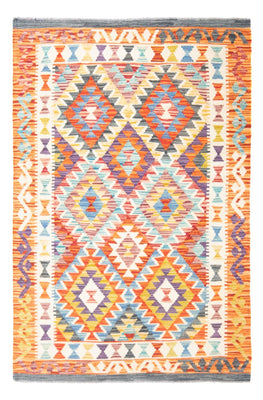 Kelim Carpet - Splash - 151 x 105 cm - flerfarvet