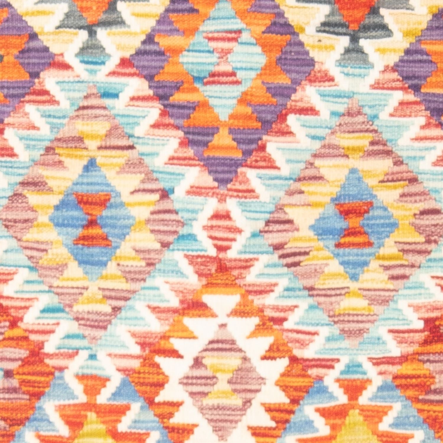 Kelim Carpet - Splash - 151 x 105 cm - flerfarvet