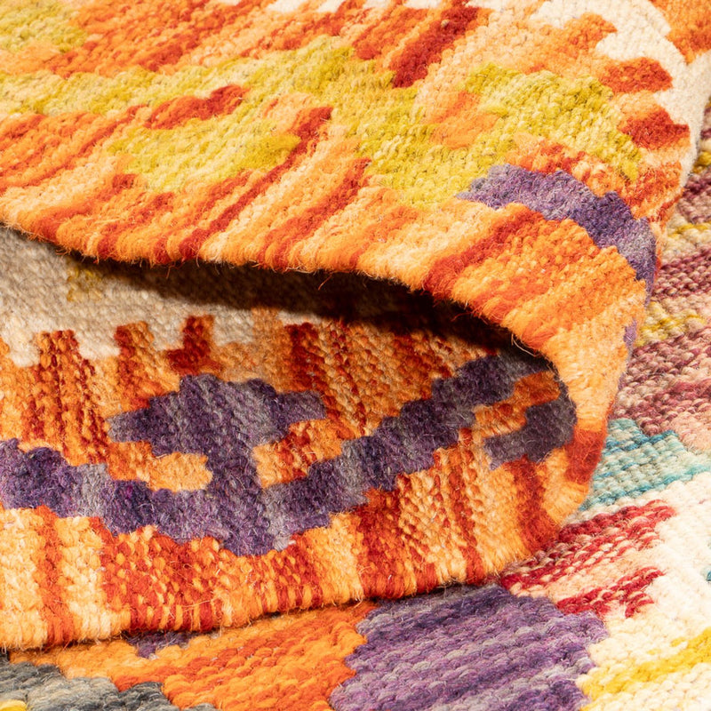 Kelim Carpet - Splash - 151 x 105 cm - flerfarvet