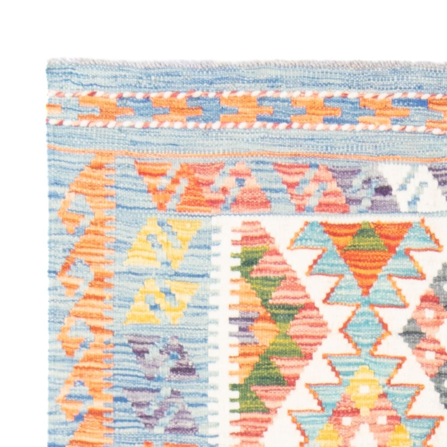 Kelim Carpet - Splash - 143 x 98 cm - flerfarvet