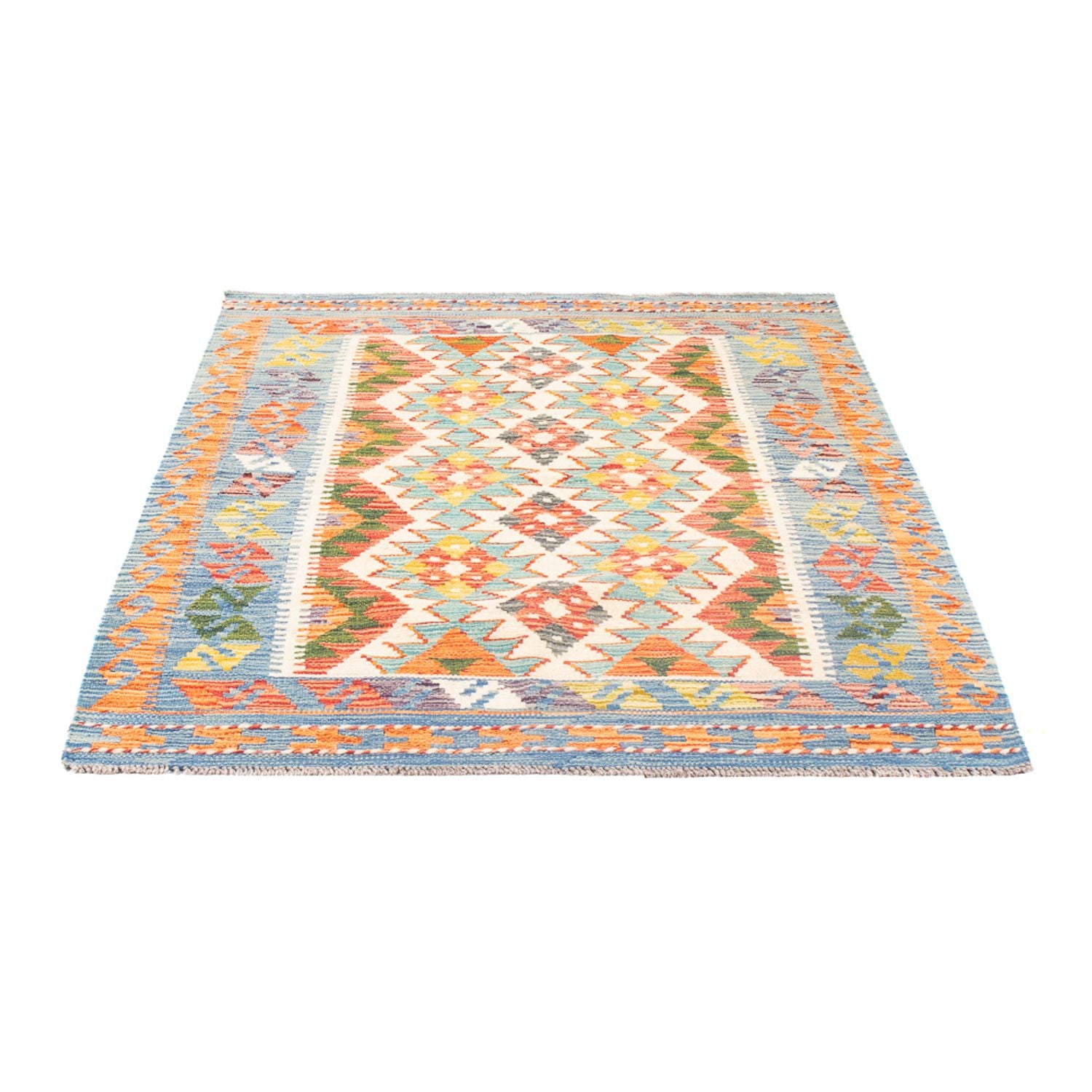Kelim Carpet - Splash - 143 x 98 cm - flerfarvet