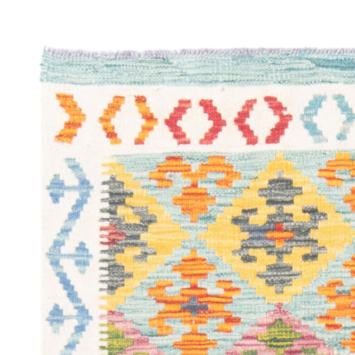 Kilim Maimana Tæppe 100x144cm - Uldtæppe