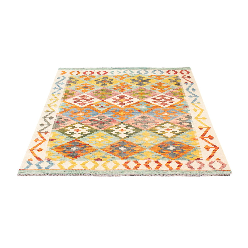 Kelim Carpet - Splash - 144 x 100 cm - flerfarvet