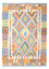 Kelim Carpet - Splash - 145 x 106 cm - flerfarvet