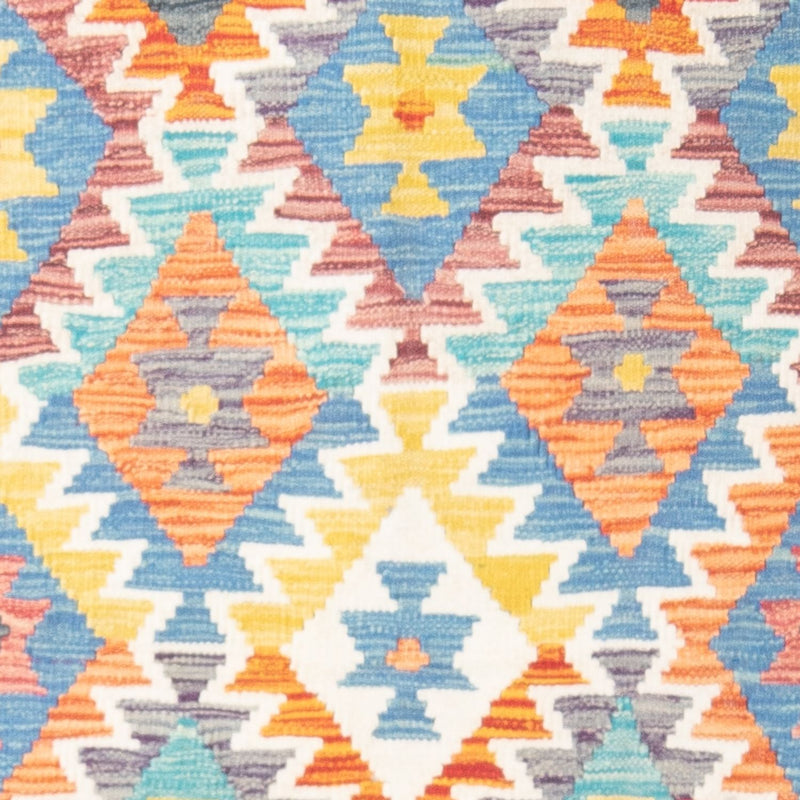 Kelim Carpet - Splash - 145 x 106 cm - flerfarvet