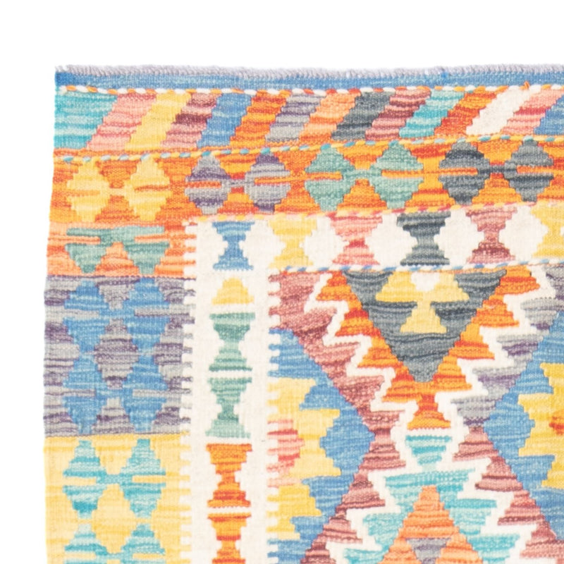 Kelim Carpet - Splash - 145 x 106 cm - flerfarvet
