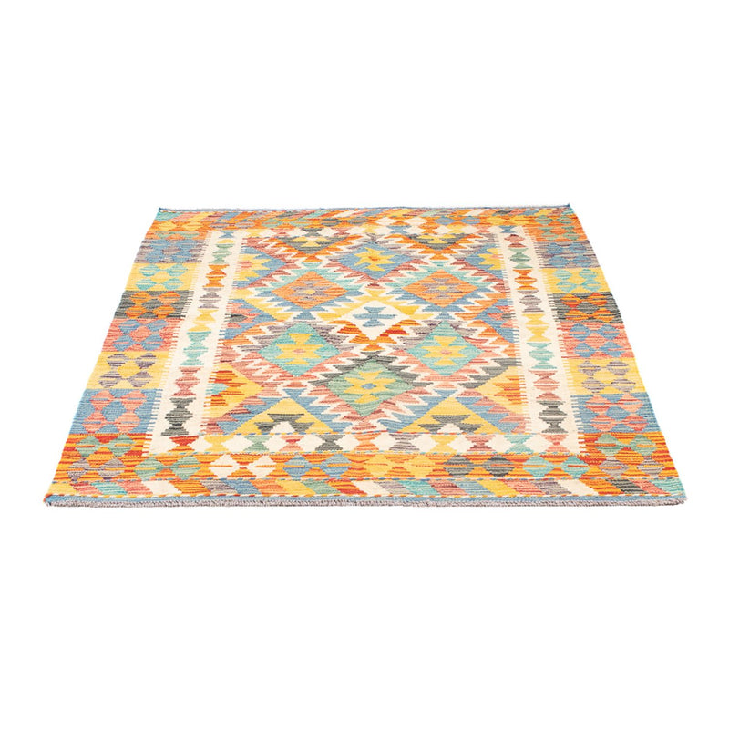 Kelim Carpet - Splash - 145 x 106 cm - flerfarvet