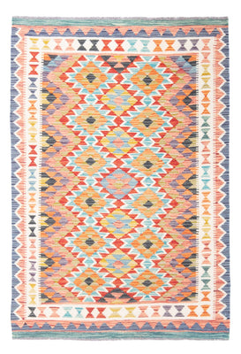 Kelim Carpet - Splash - 156 x 105 cm - flerfarvet