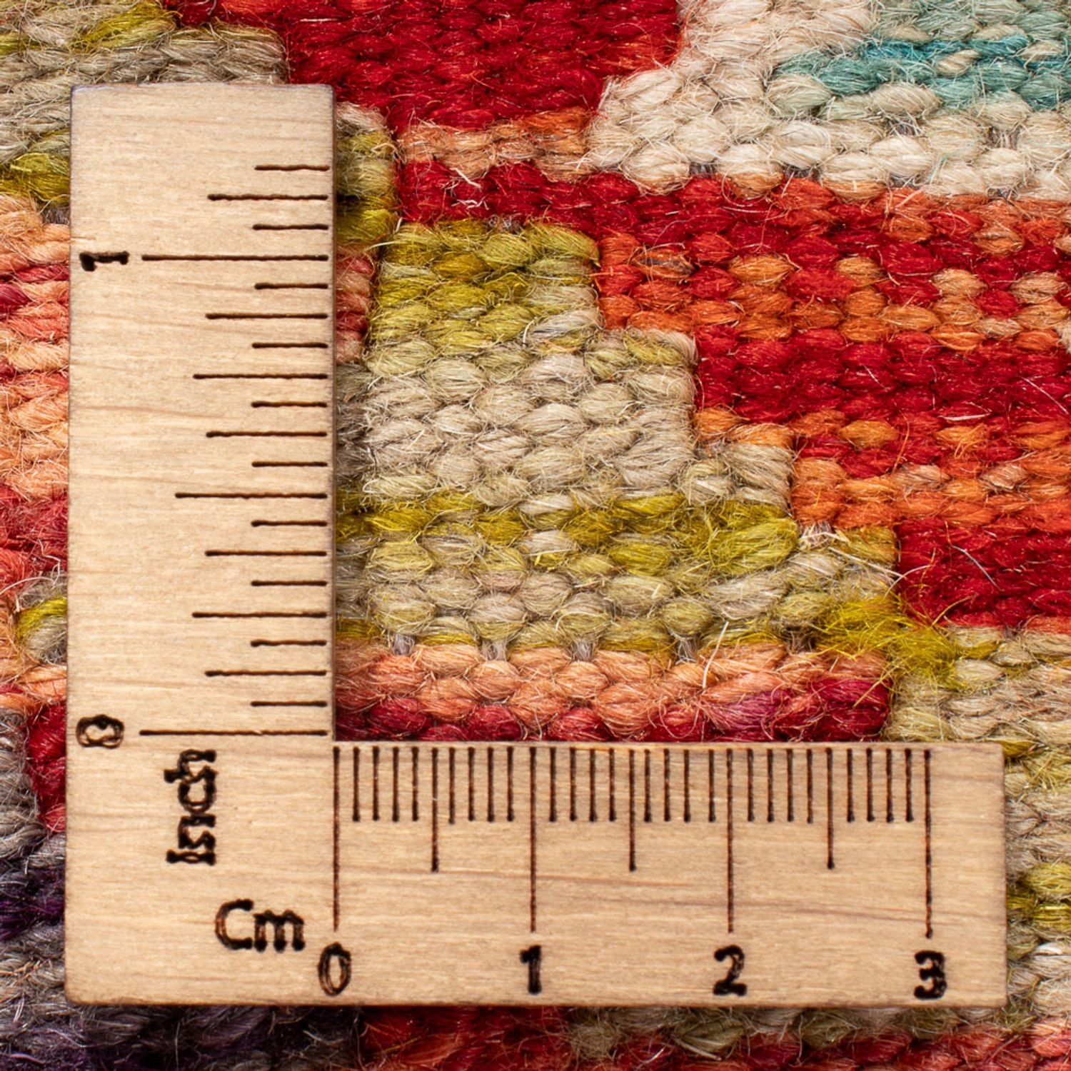Kelim Carpet - Splash - 156 x 105 cm - flerfarvet
