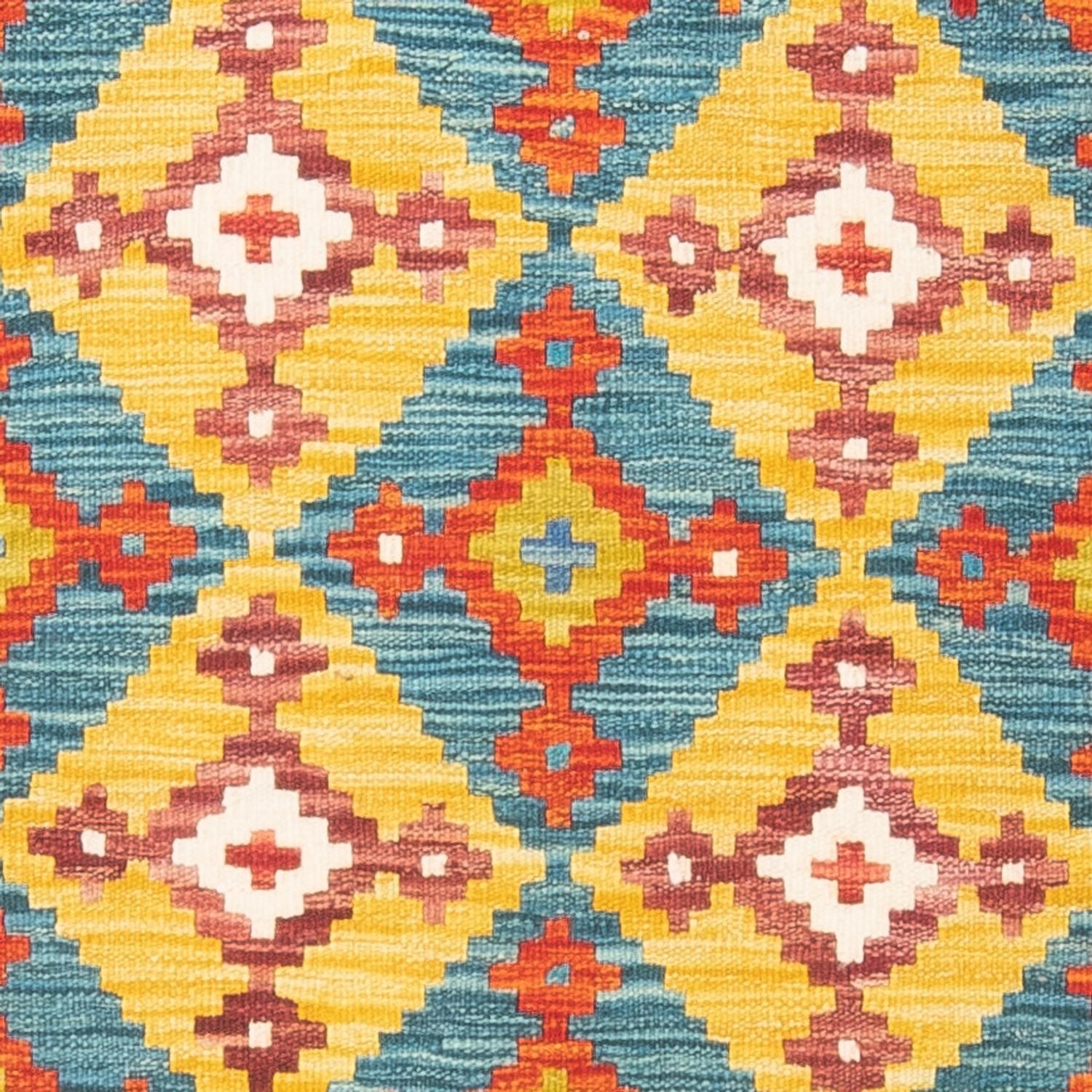 Kelim Carpet - Splash - 143 x 104 cm - flerfarvet