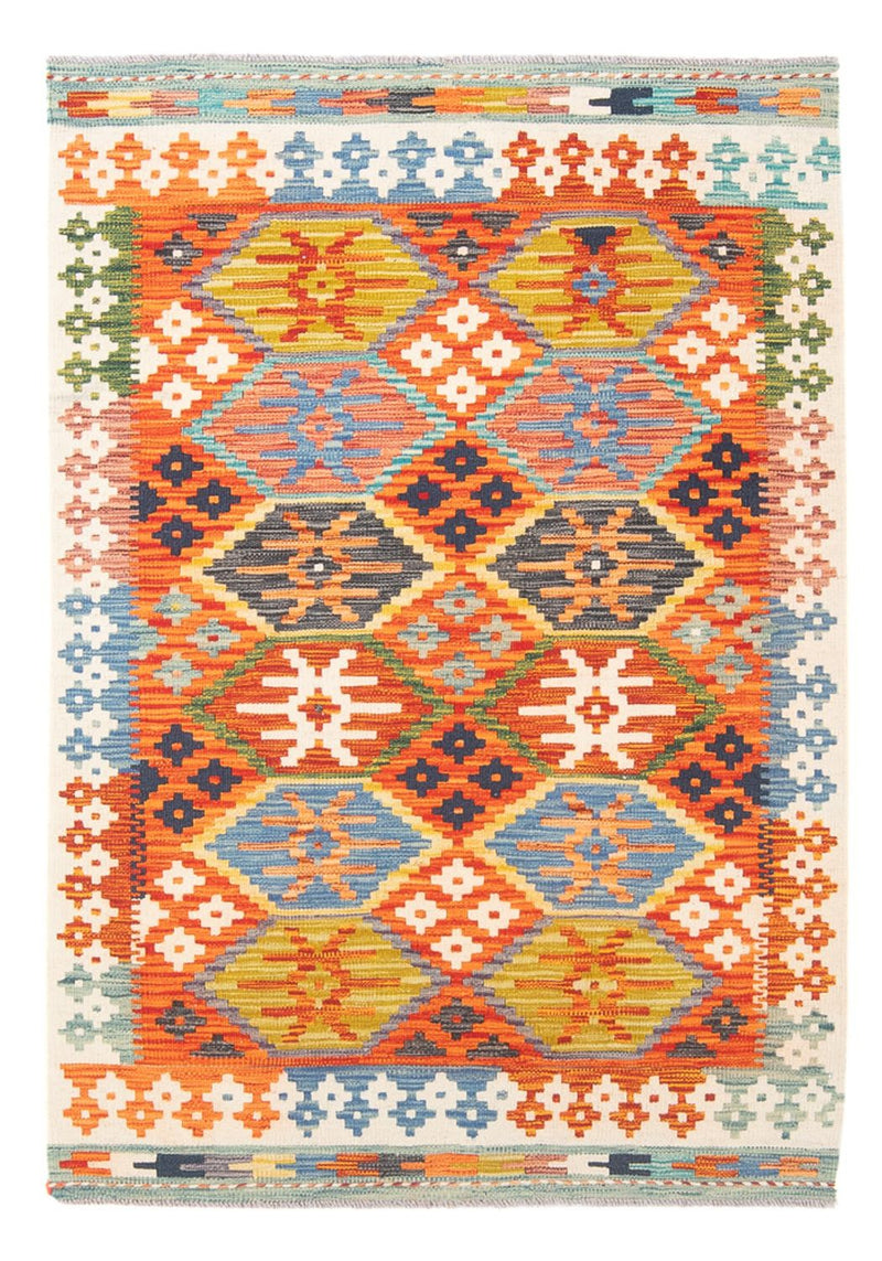 Kelim Carpet - Splash - 150 x 99 cm - flerfarvet