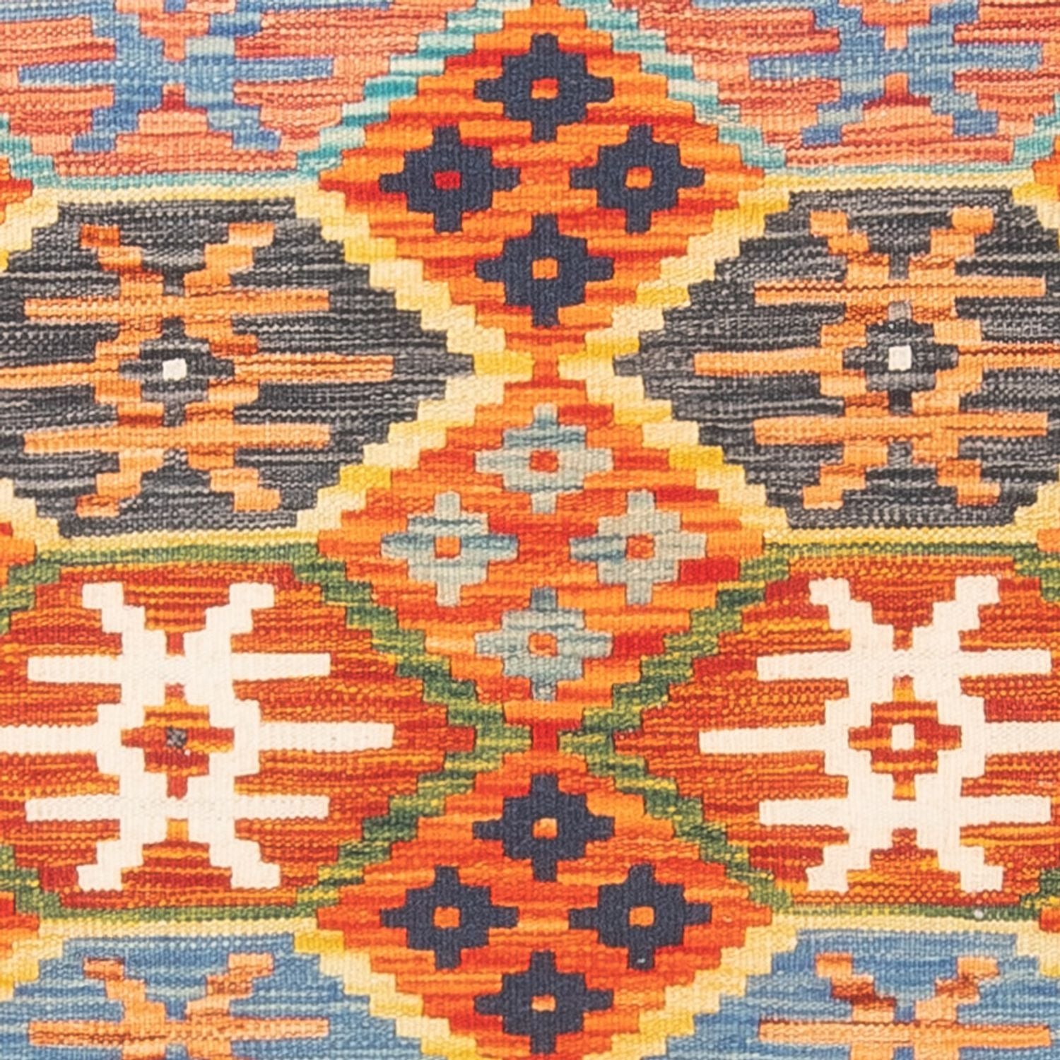 Kelim Carpet - Splash - 150 x 99 cm - flerfarvet