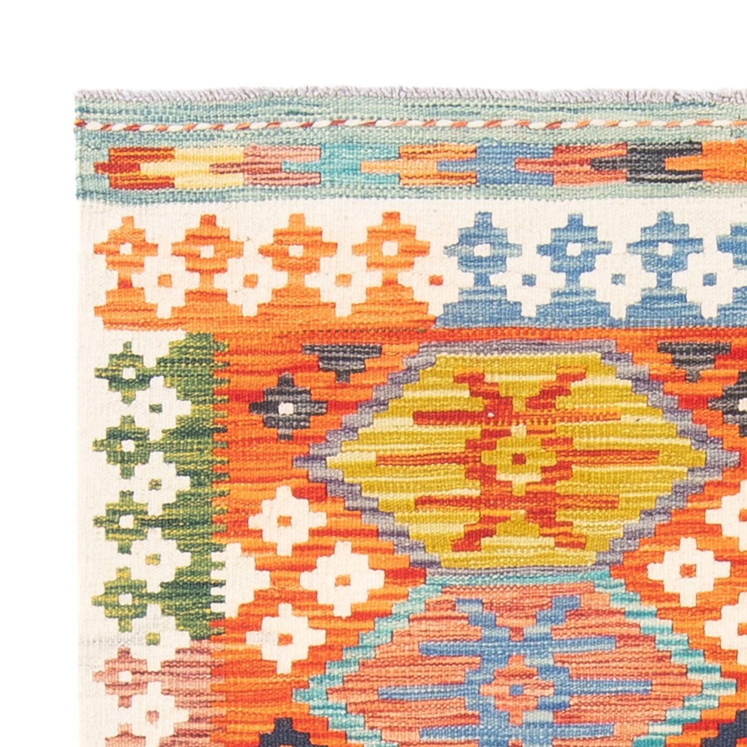 Kelim Carpet - Splash - 150 x 99 cm - flerfarvet