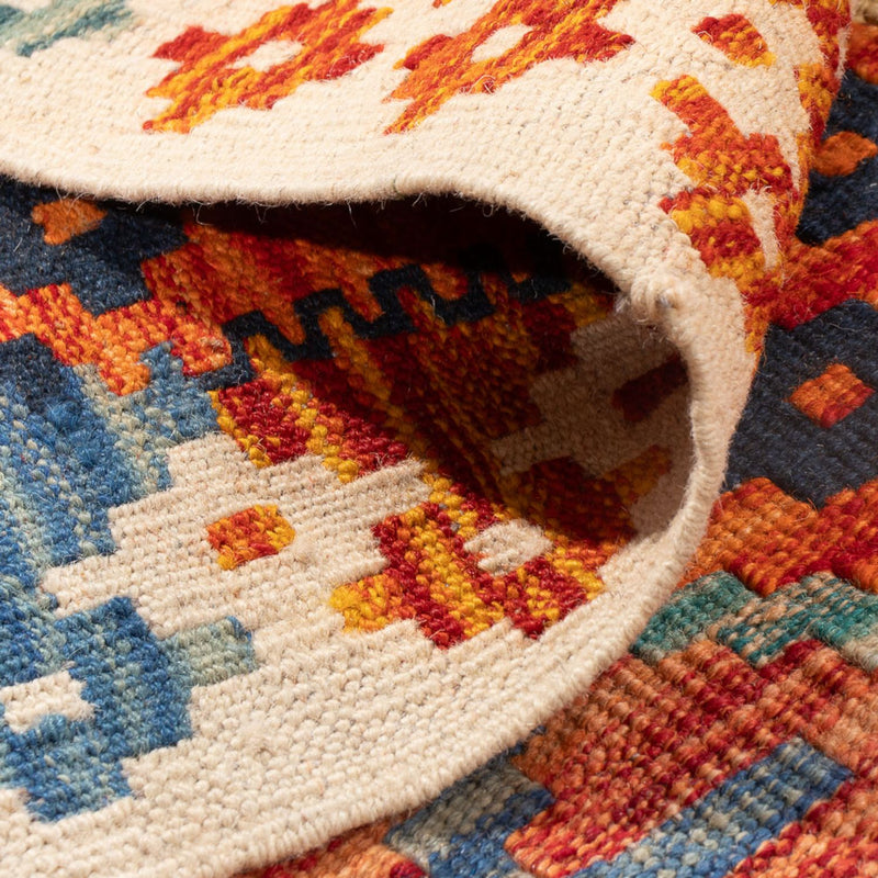 Kelim Carpet - Splash - 150 x 99 cm - flerfarvet