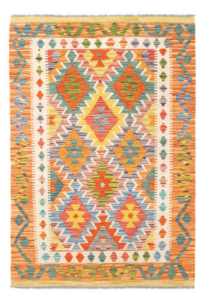 Kelim Carpet - Splash - 147 x 100 cm - flerfarvet