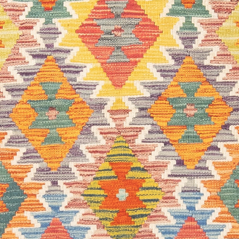Kelim Carpet - Splash - 147 x 100 cm - flerfarvet
