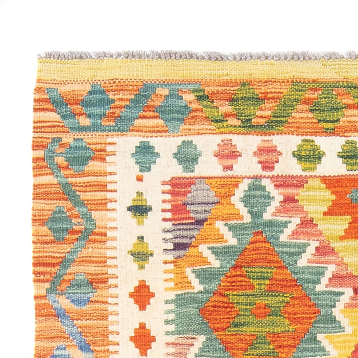 Kilim Maimana Tæppe 100x147cm - Uldtæppe