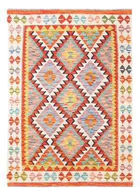 Kelim Carpet - Splash - 150 x 101 cm - flerfarvet