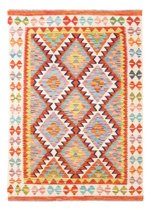 Kelim Carpet - Splash - 150 x 101 cm - flerfarvet