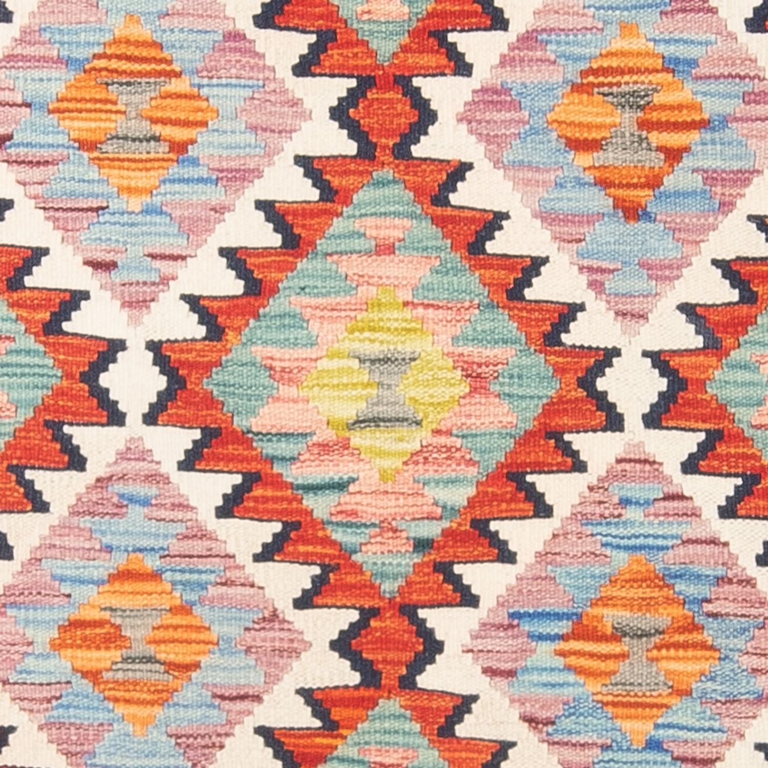 Kelim Carpet - Splash - 150 x 101 cm - flerfarvet