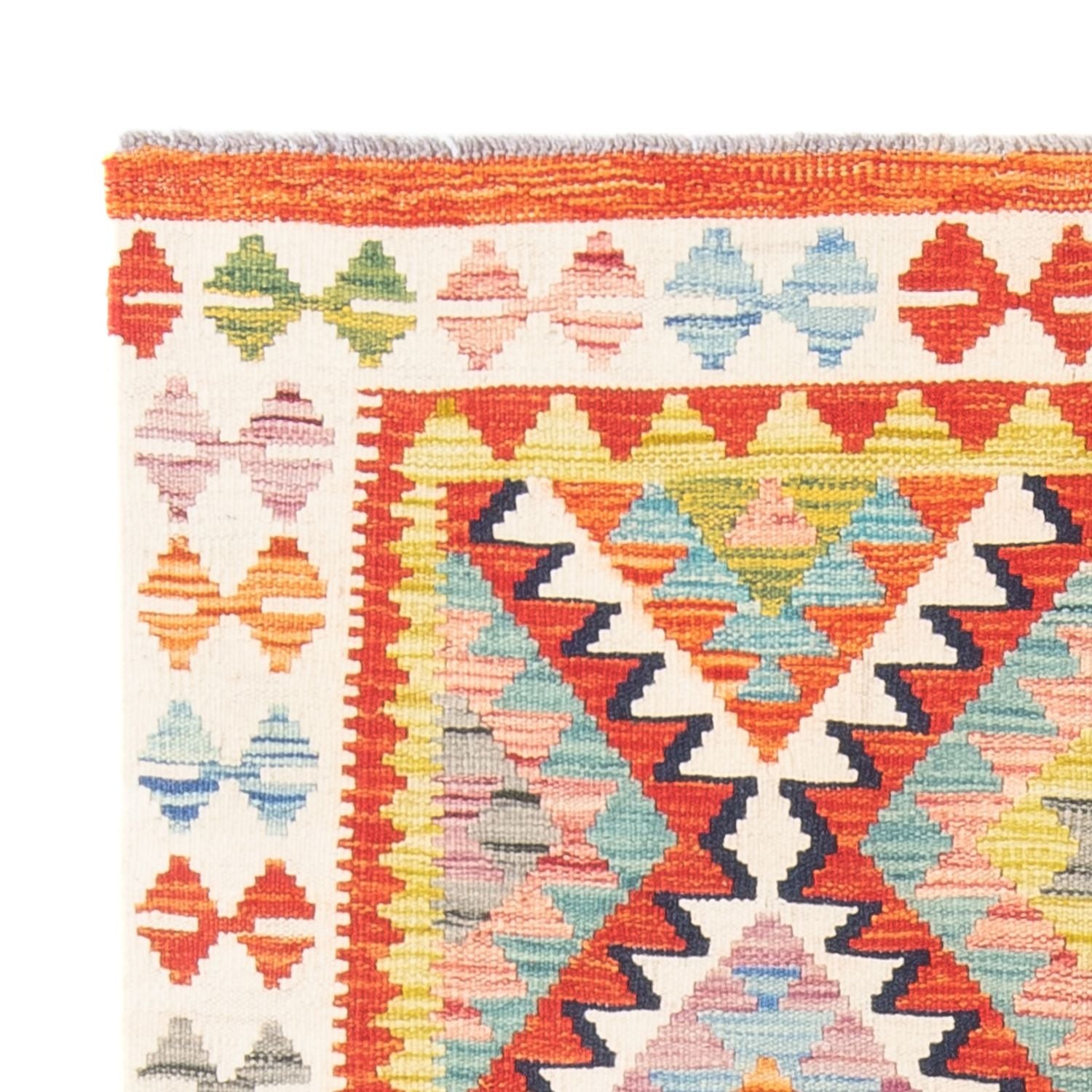 Kelim Carpet - Splash - 150 x 101 cm - flerfarvet