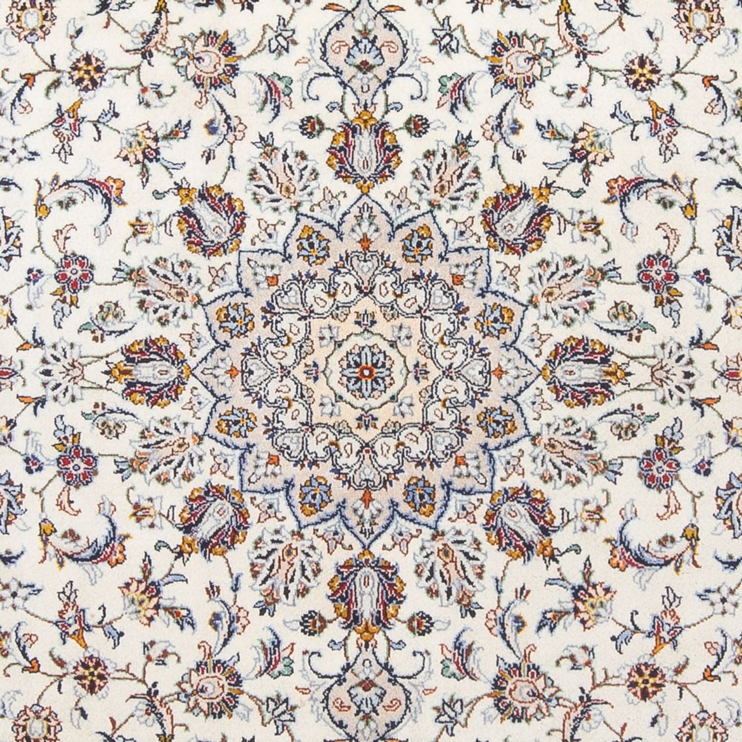 Persisk tæppe - Keshan - 307 x 200 cm - creme