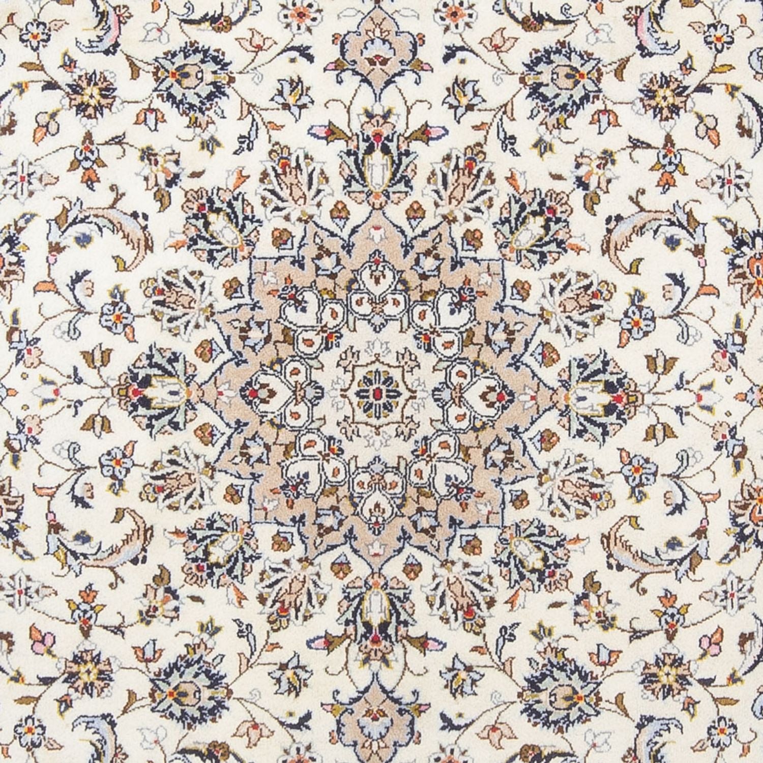 Persisk tæppe - Keshan - 308 x 205 cm - creme
