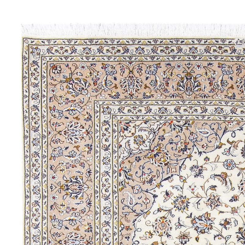 Persisk tæppe - Keshan - 308 x 205 cm - creme