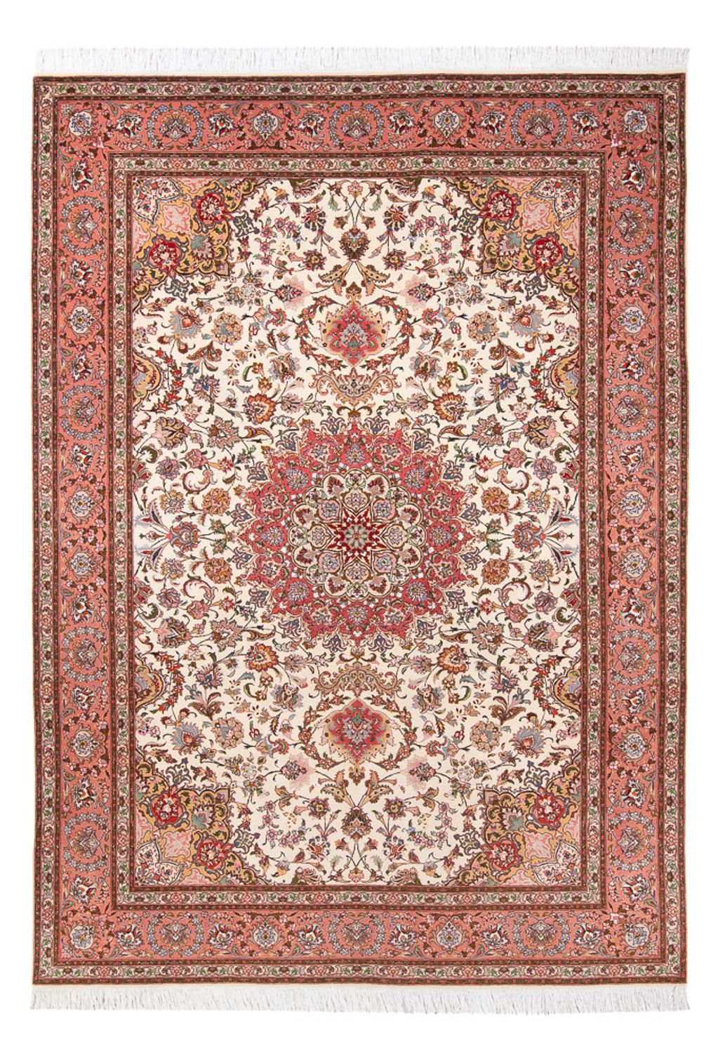 Persisk tæppe - Tabriz - Royal - 302 x 200 cm - creme