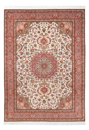 Persisk tæppe - Tabriz - Royal - 302 x 200 cm - creme