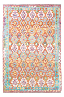 Kelim Carpet - Splash - 298 x 199 cm - flerfarvet