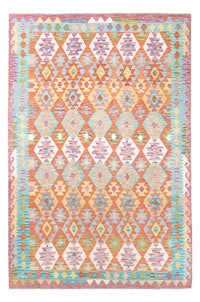Kelim Carpet - Splash - 298 x 199 cm - flerfarvet