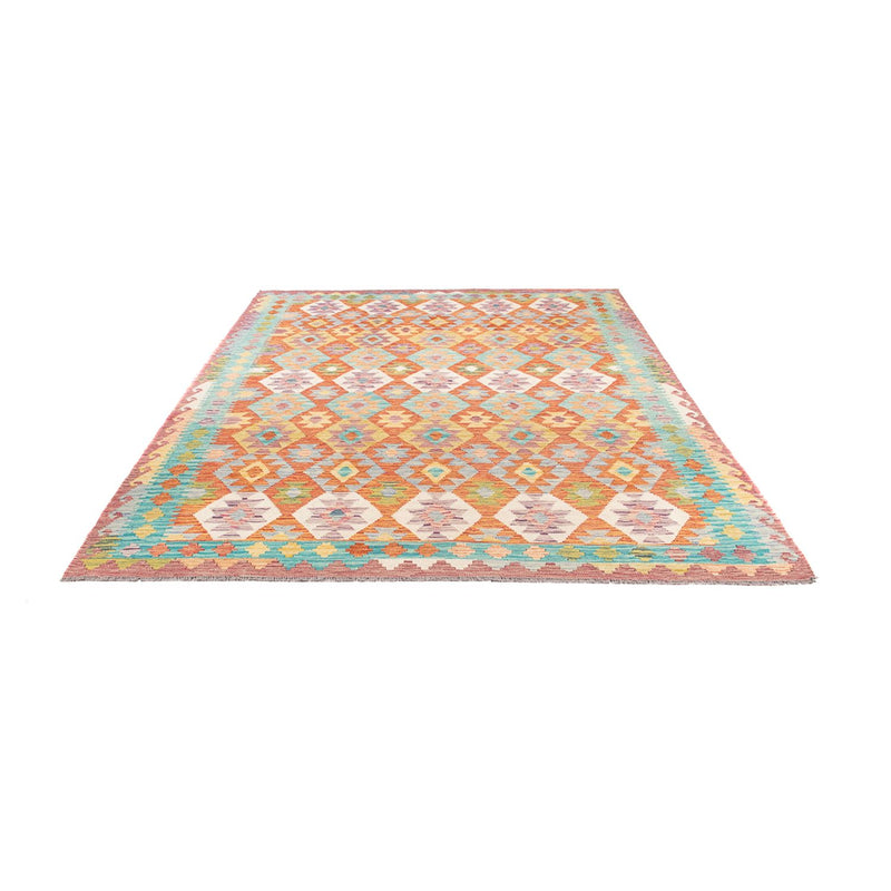 Kelim Carpet - Splash - 298 x 199 cm - flerfarvet