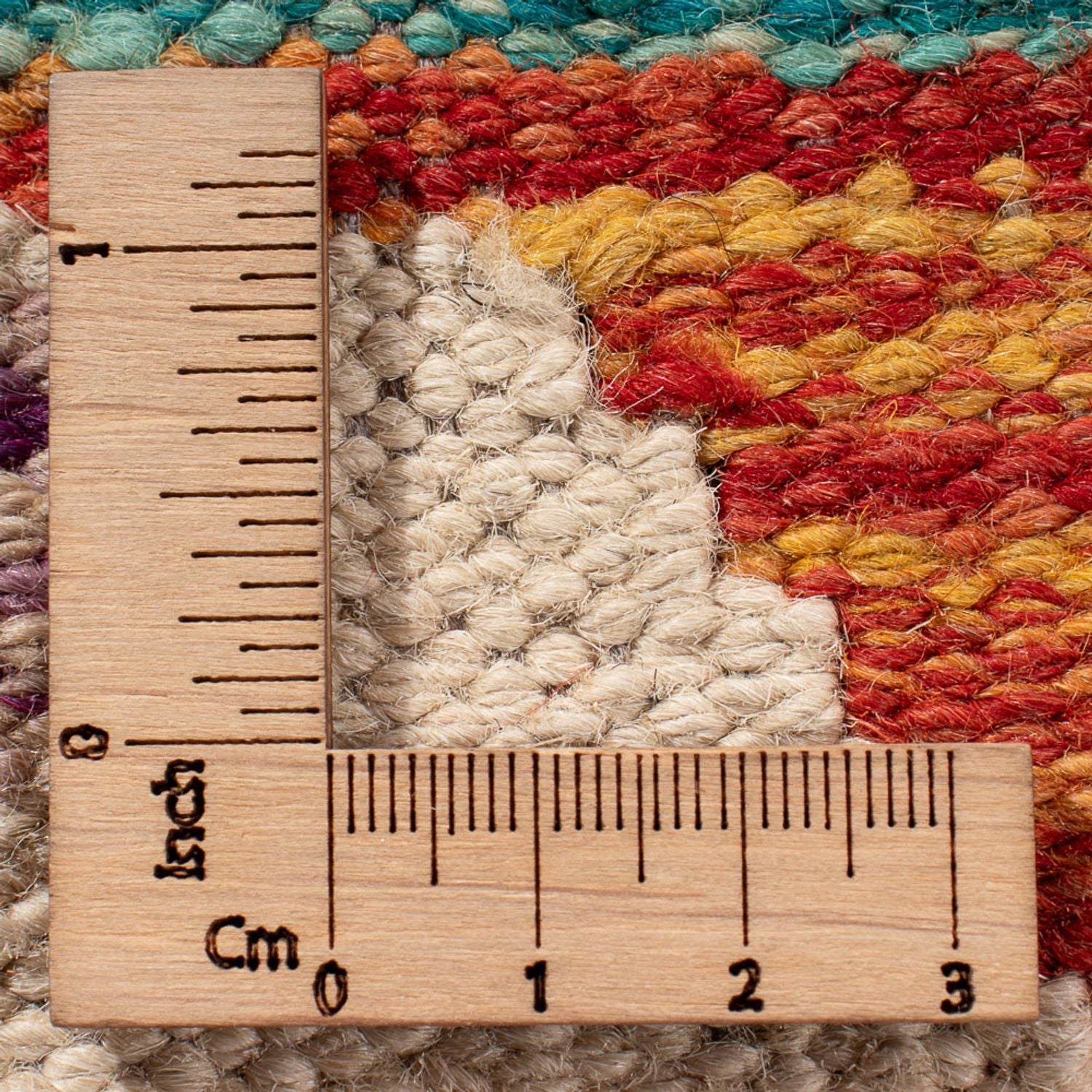 Kelim Carpet - Splash - 298 x 199 cm - flerfarvet
