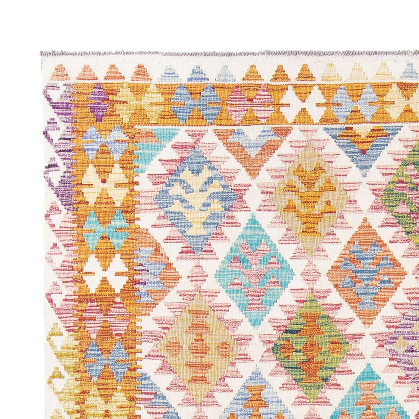 Kilim Maimana Tæppe 291x198cm - Uldtæppe
