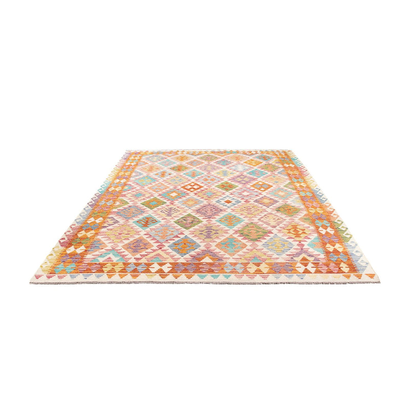 Kelim Carpet - Splash - 291 x 198 cm - flerfarvet