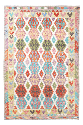 Kelim Carpet - Splash - 305 x 203 cm - flerfarvet