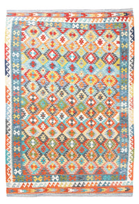 Kelim Carpet - Splash - 290 x 202 cm - flerfarvet