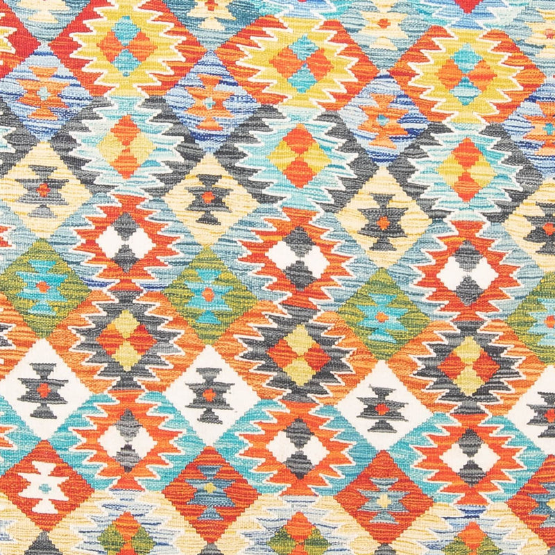 Kelim Carpet - Splash - 290 x 202 cm - flerfarvet