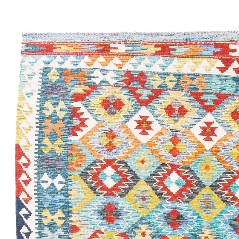 Kelim Carpet - Splash - 290 x 202 cm - flerfarvet