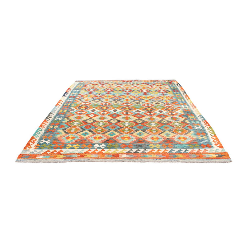 Kelim Carpet - Splash - 290 x 202 cm - flerfarvet