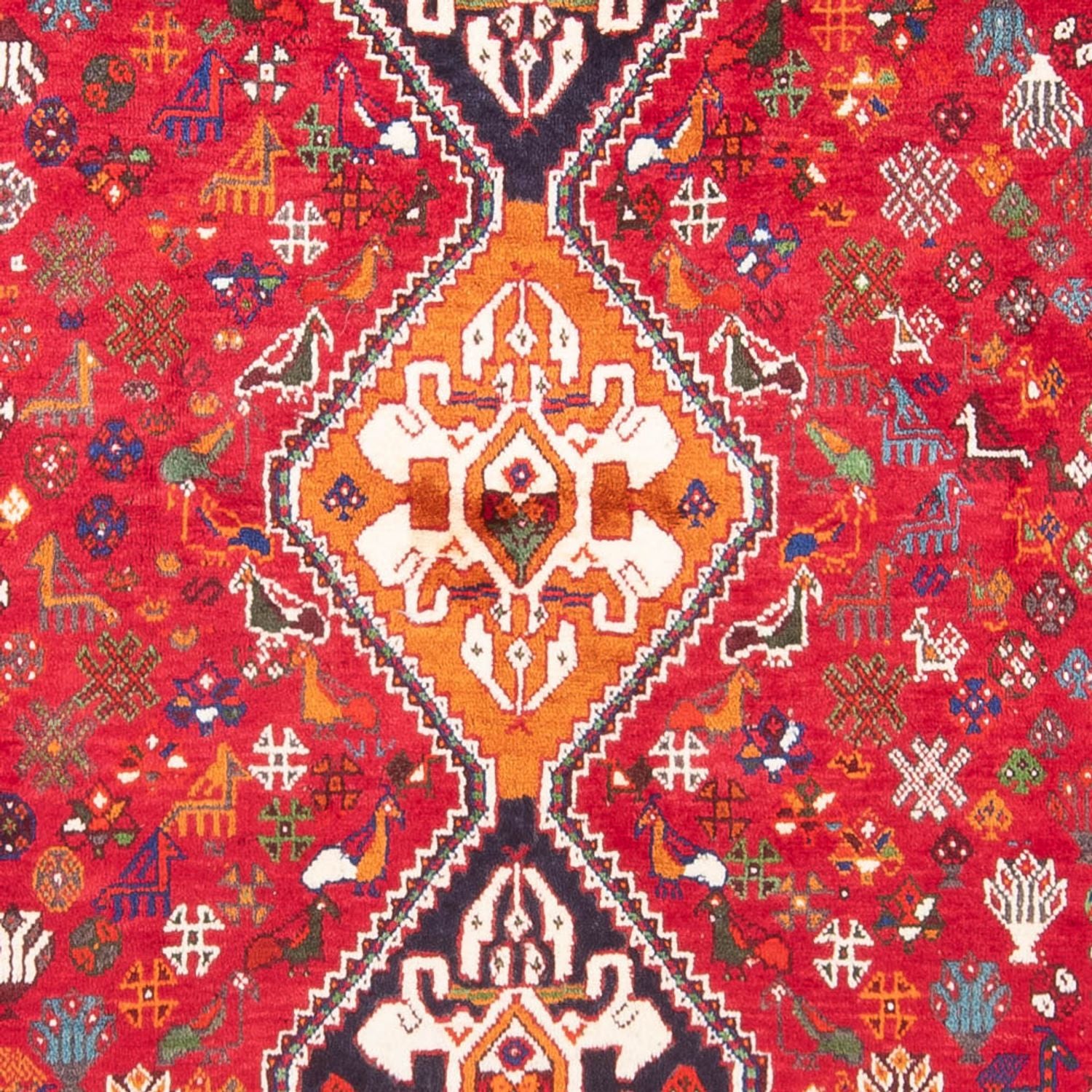 Persisk tæppe - Nomadisk - 261 x 169 cm - rød