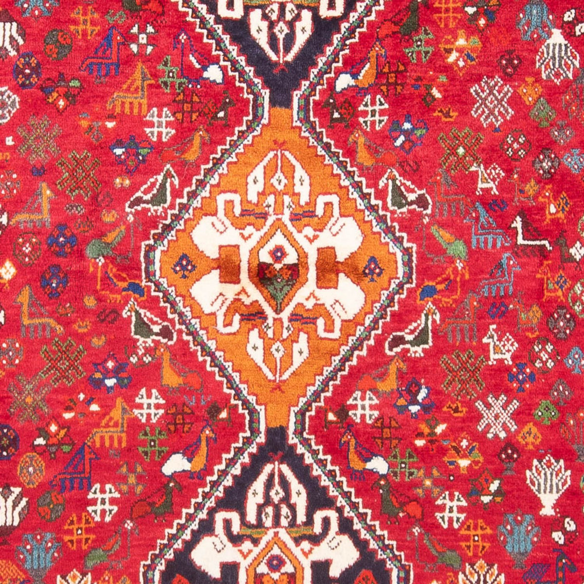 Persisk tæppe - Nomadisk - 261 x 169 cm - rød